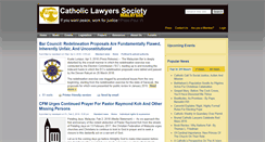 Desktop Screenshot of catholiclawyersmalaysia.org